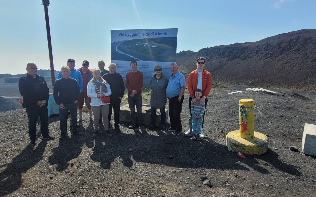 Skoðunarferð um seiðaeldisstöð og áframeldi í Viðlagafjöru